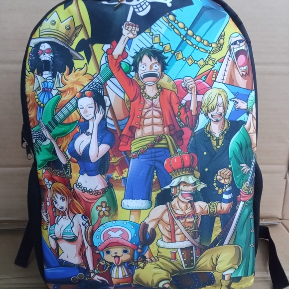 One Piece Anime Backpack / Bookbag with TV Show Cartoon Character Graphic - Picture 3 of 13